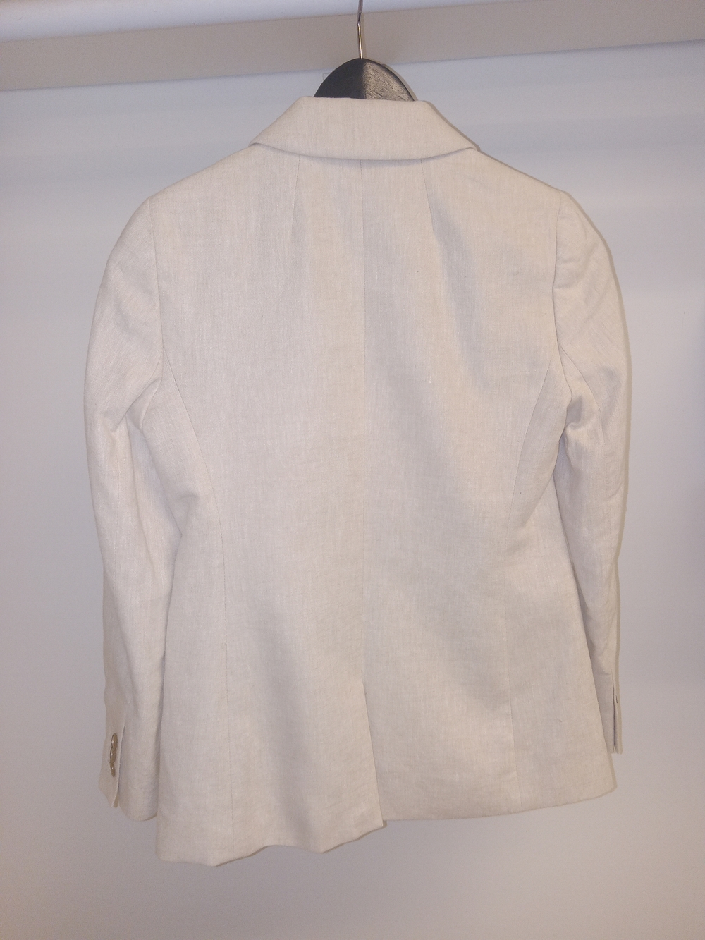 J. Crew Womens Cream Single-Button Blazer - Picture 3 of 7